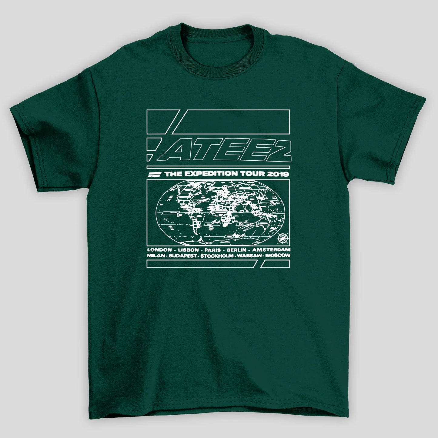 Camiseta Básica Ateez Expedition Tour