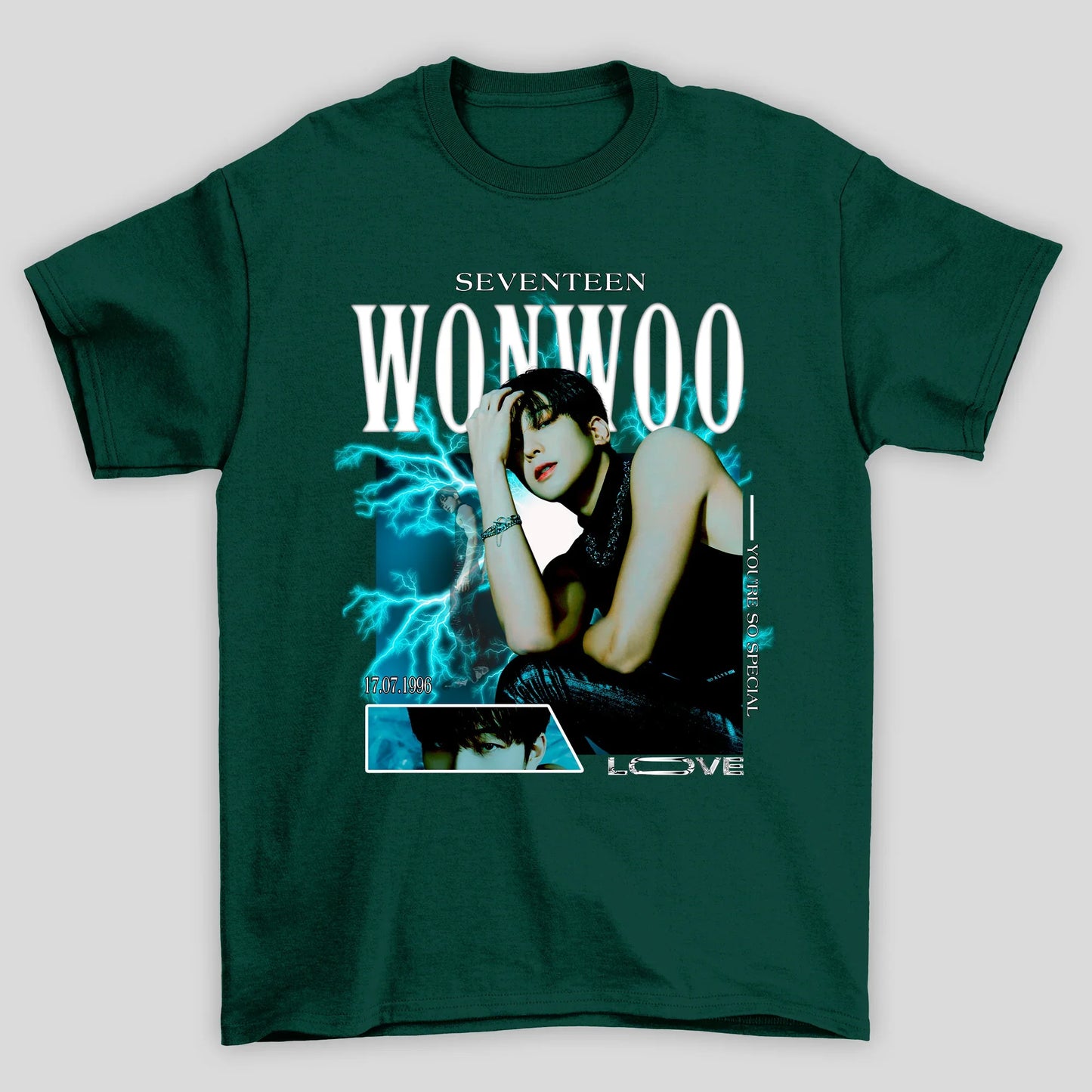 Camiseta Básica Seventeen Wonwoo
