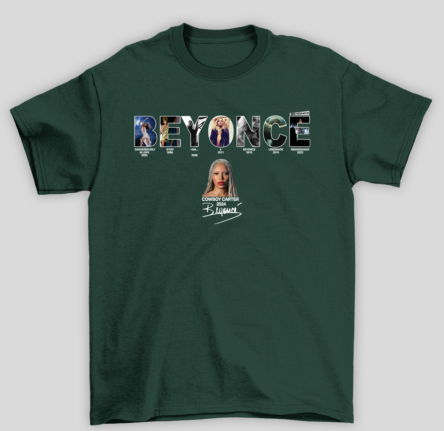 Camiseta Básica Beyonce Album's