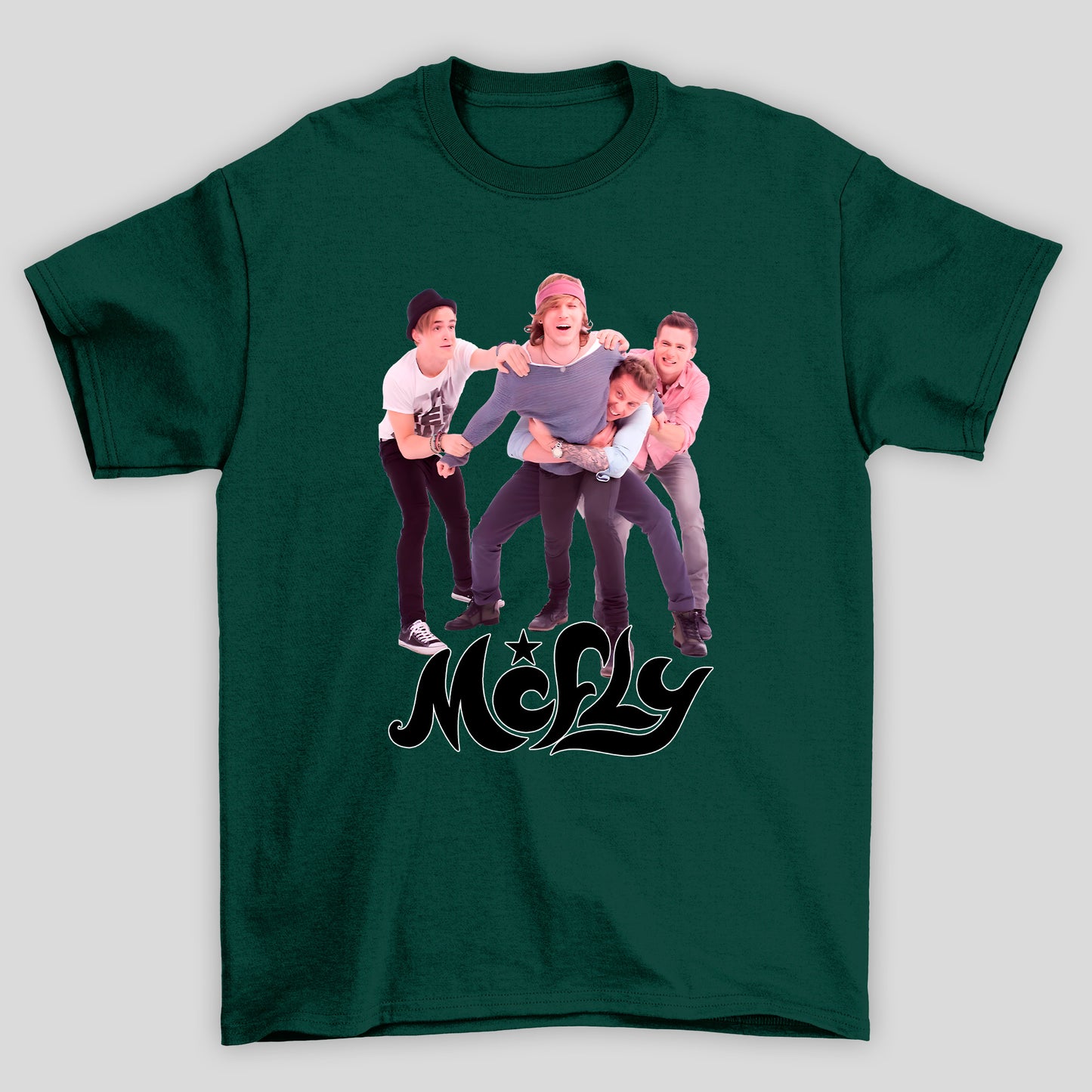 Camiseta Básica McFLY Integrantes Foto 2