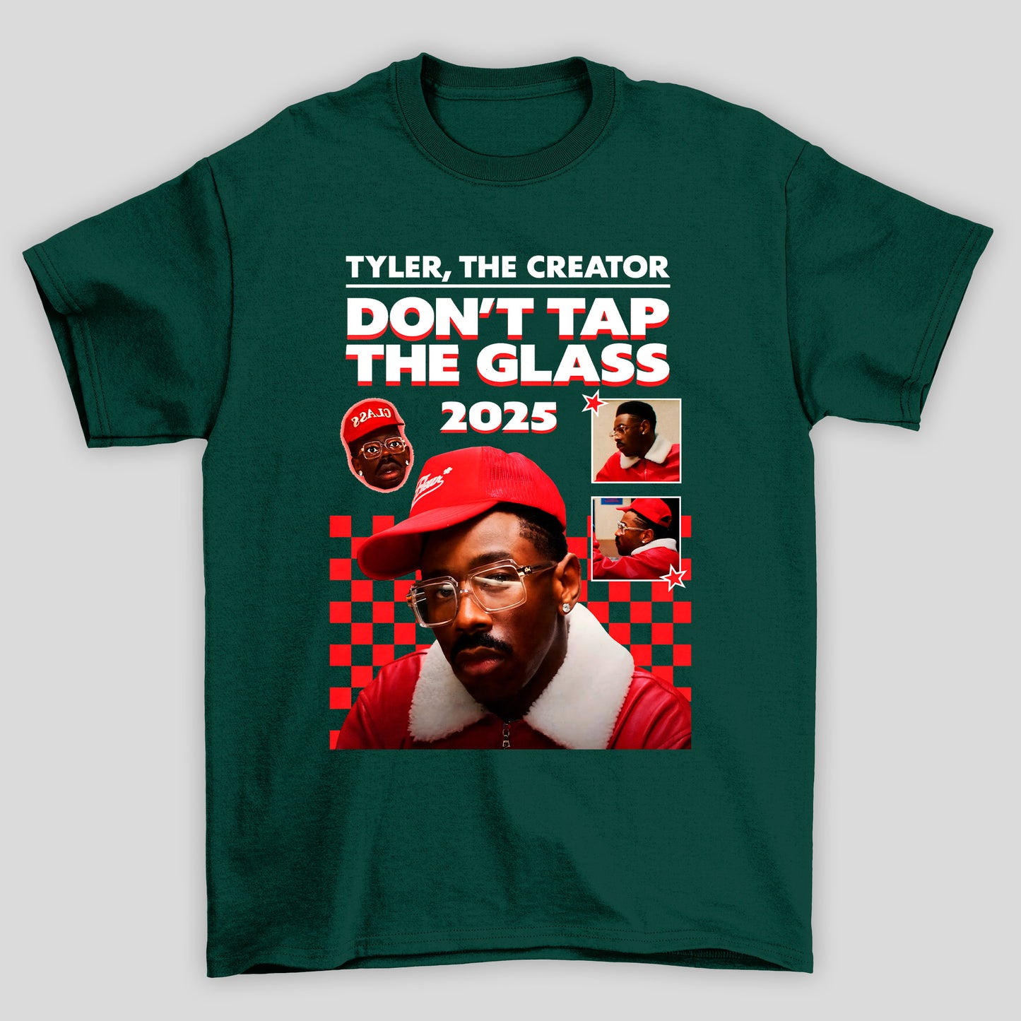 Camiseta Básica Tyler The Creator Don't Tap The Glass 2025