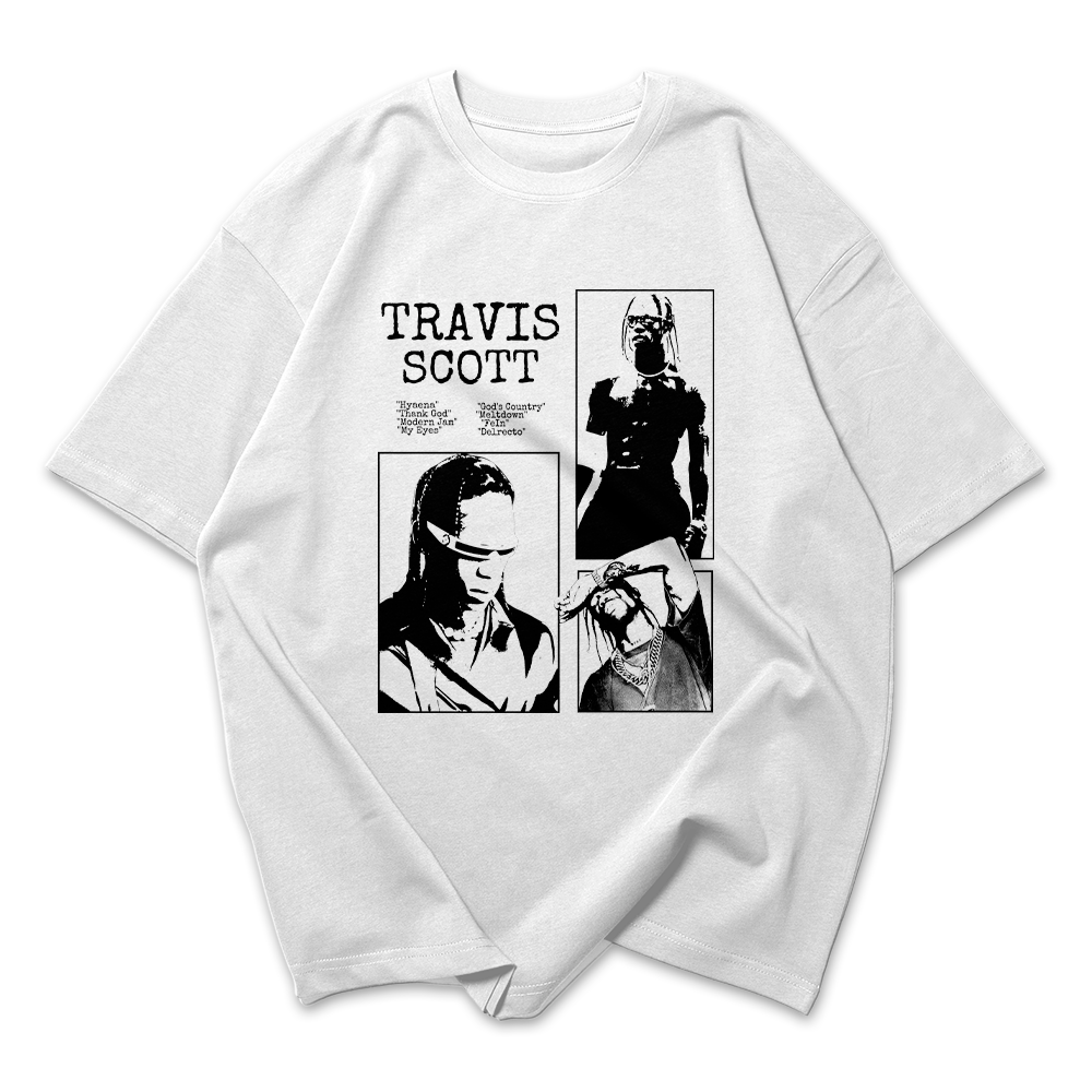 Camiseta Oversized Travis Scott Style