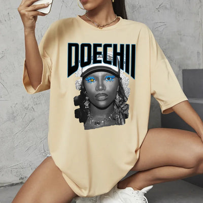 Camiseta Oversized Doechii Star Eye