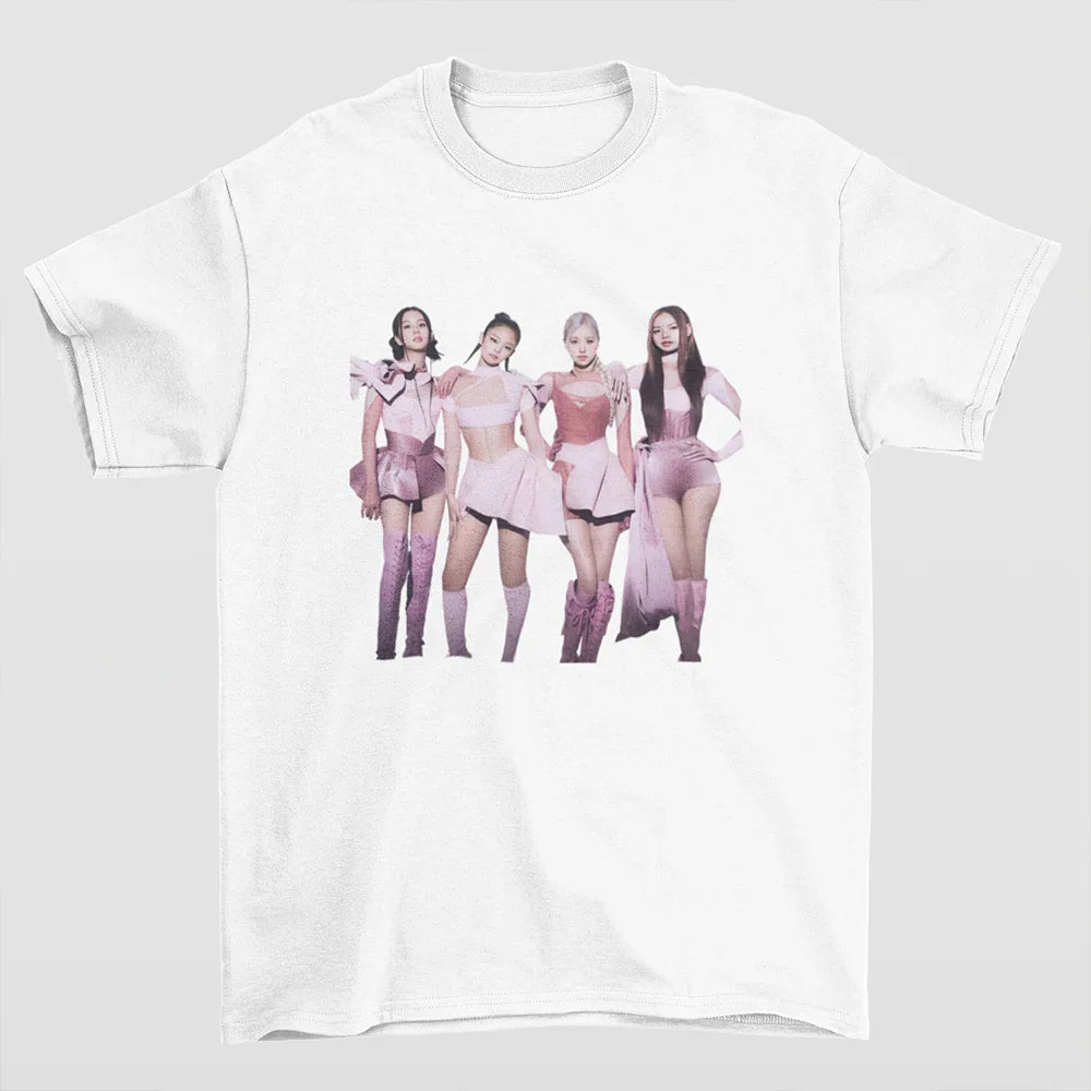 Camiseta Básica Merch Graphic Blackpink
