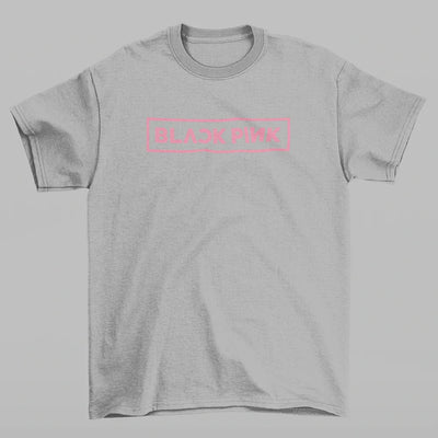 Camiseta Básica Merch Graphic 1 BlackPink-CINZA
