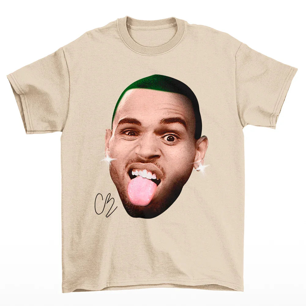 Camiseta Básica Chris Brown Rare