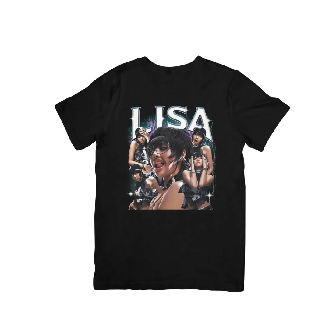 Camiseta Básica Lisa Collab Rockstar - preto