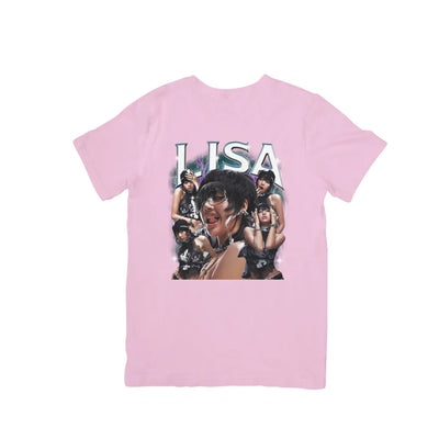 Camiseta Básica Lisa Collab Rockstar - rosa bebê