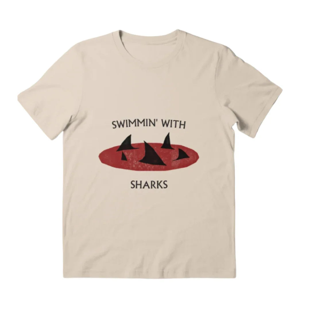 Camiseta Básica Imagine Dragond Swimmin' With Sharks