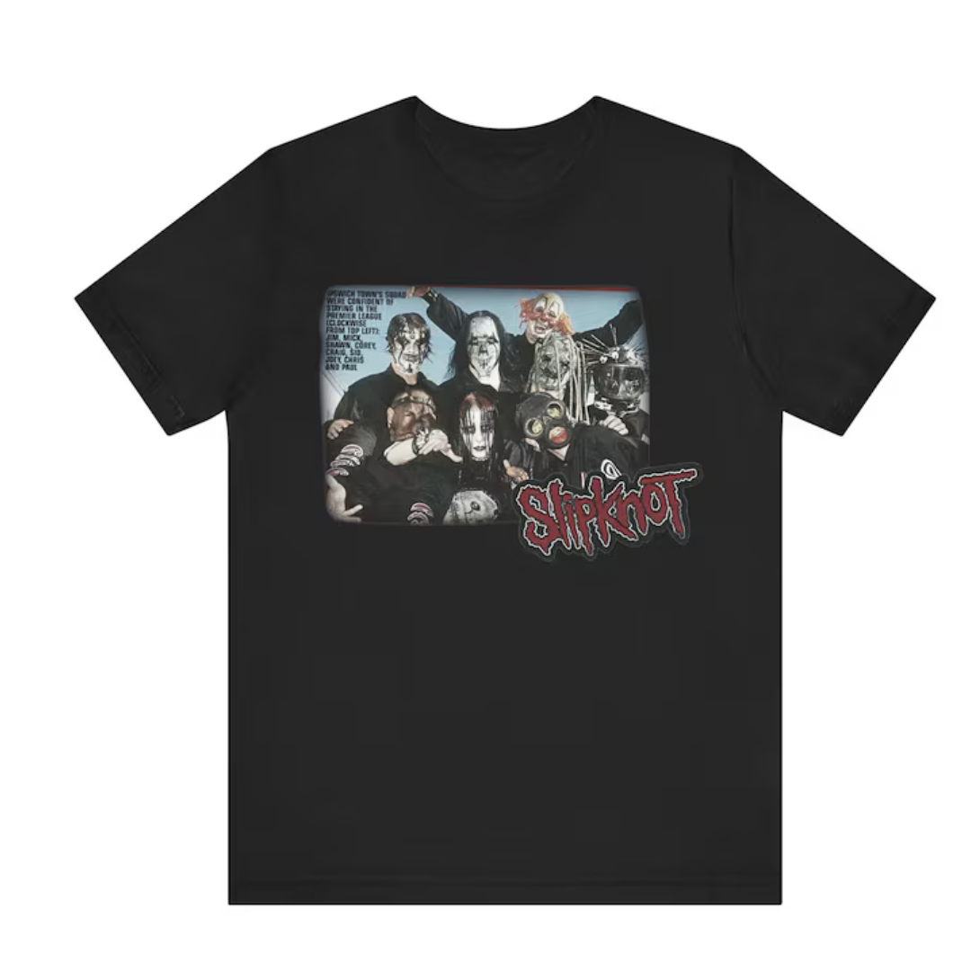 Camiseta Básica Slipknot Design – Saoko