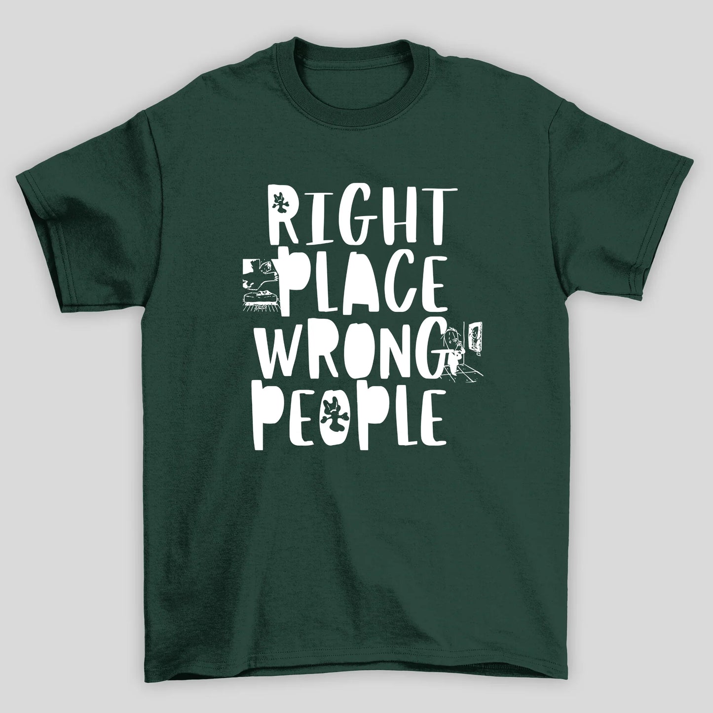 Camiseta Básica BTS Music RM- verde