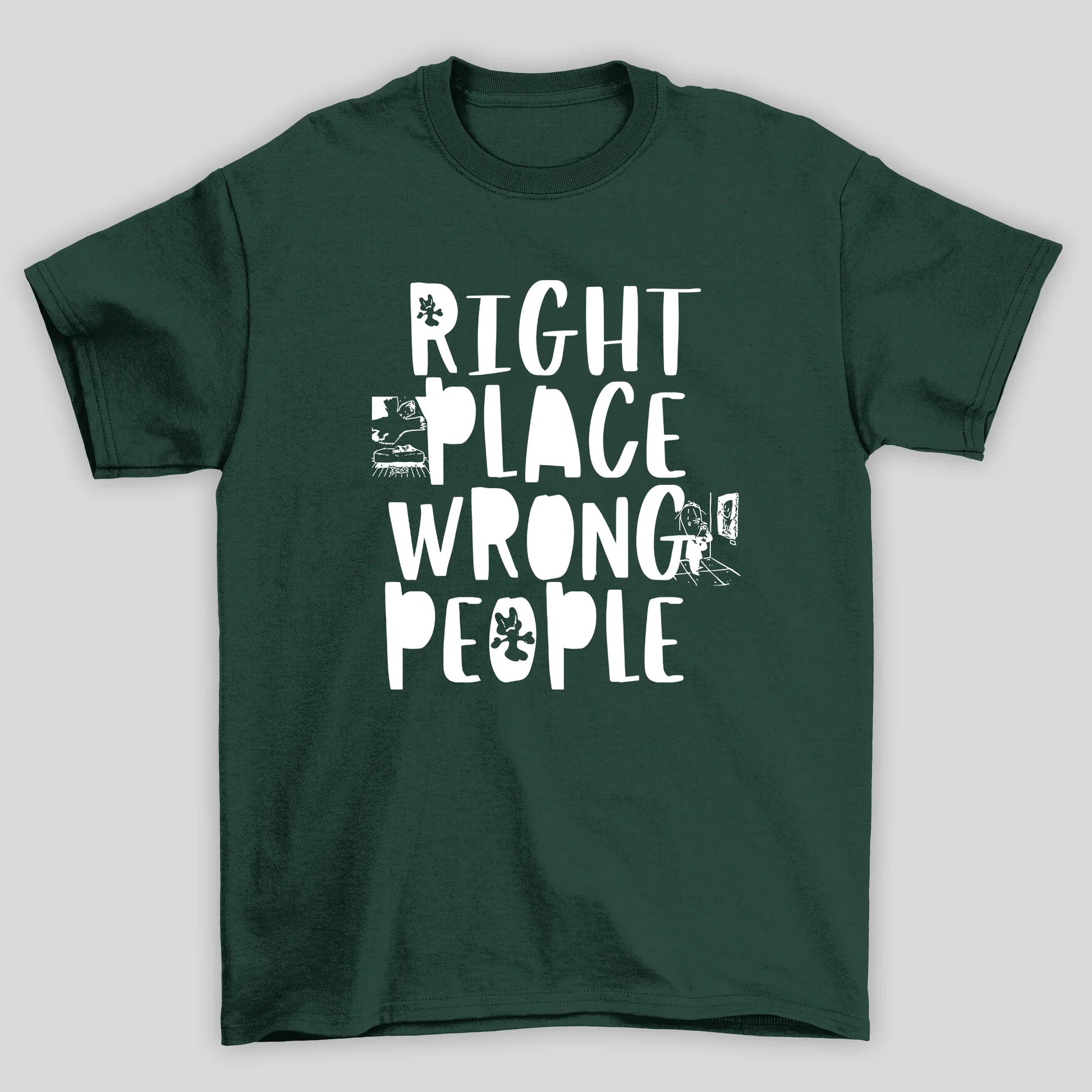 Camiseta Básica BTS Music RM- verde