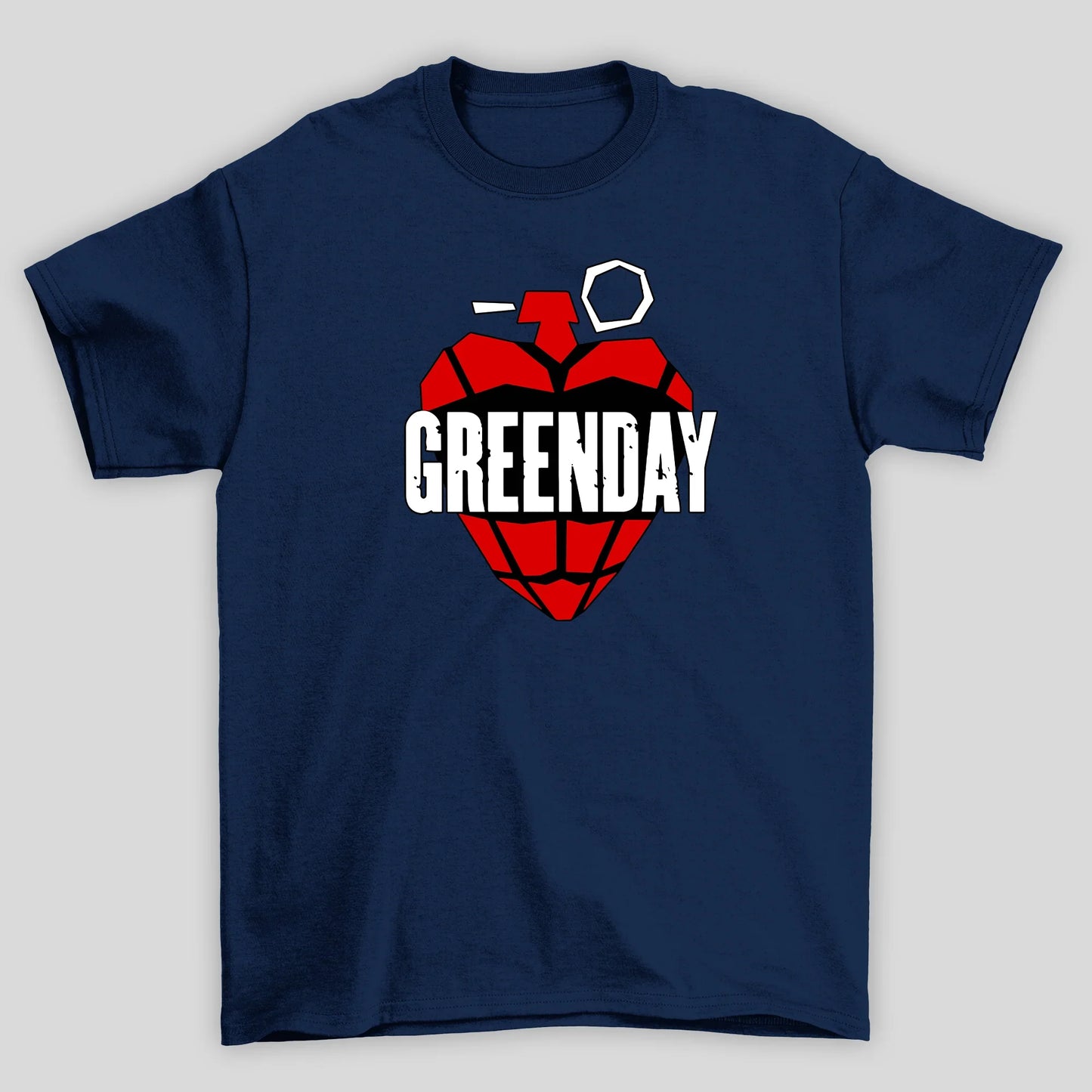 Camiseta Básica Green Day Rock