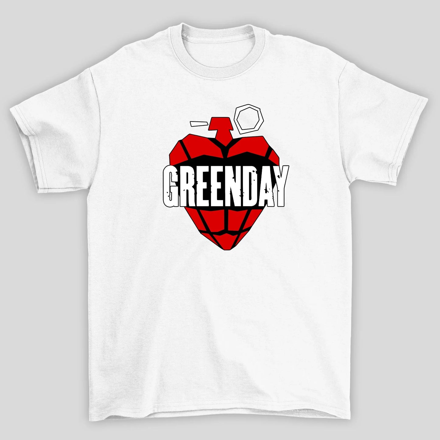 Camiseta Básica Green Day Rock