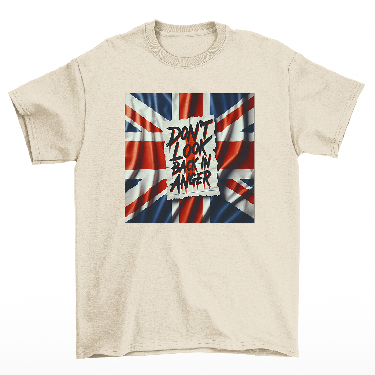 Camiseta Básica Dont Look Back In Anger Oasis