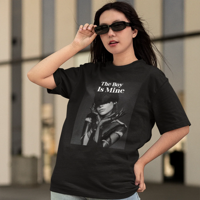 Camiseta Básica Ariana Grande T.B.I.M - Preto