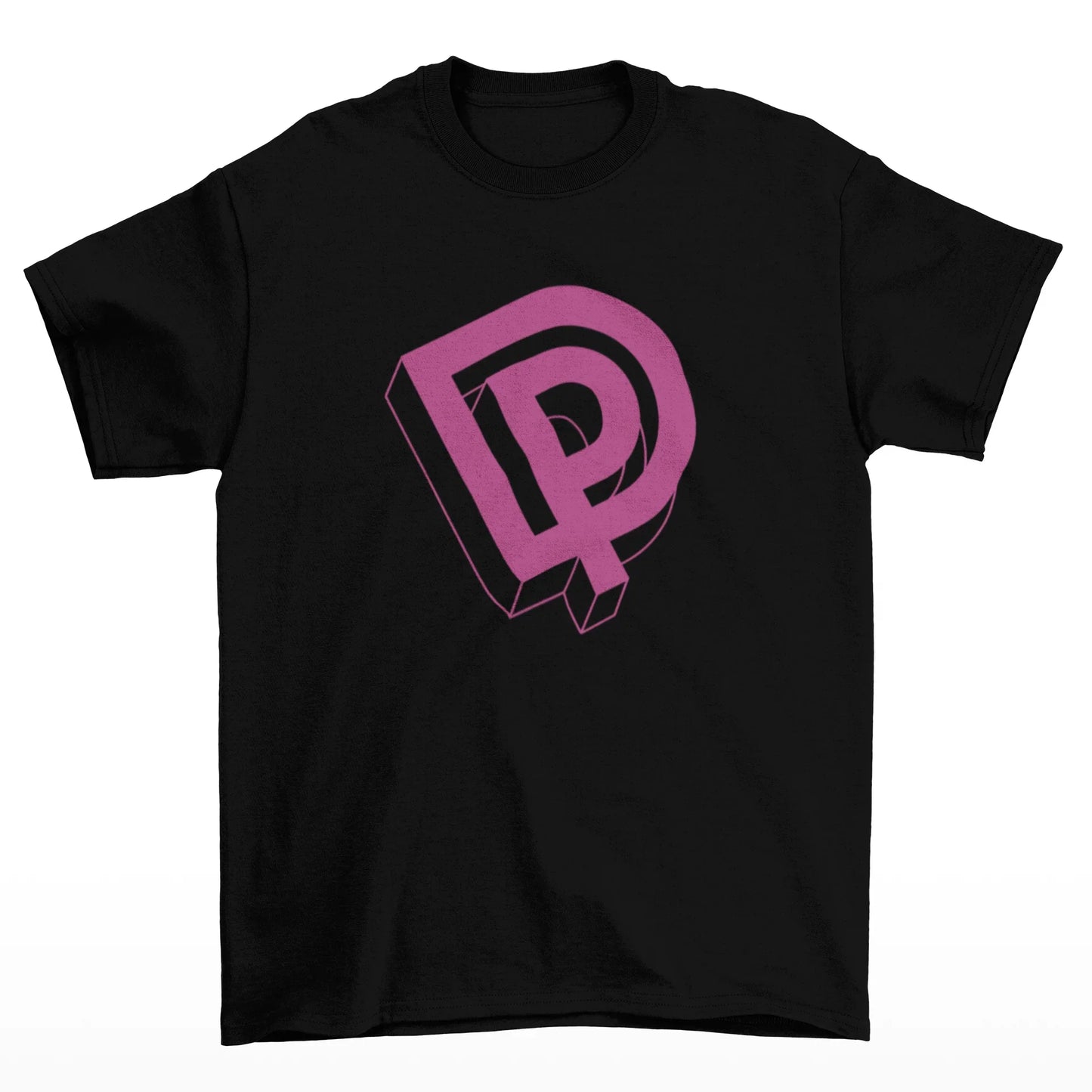 Camiseta Básica Deep Purple Logo Graphic-PRETO