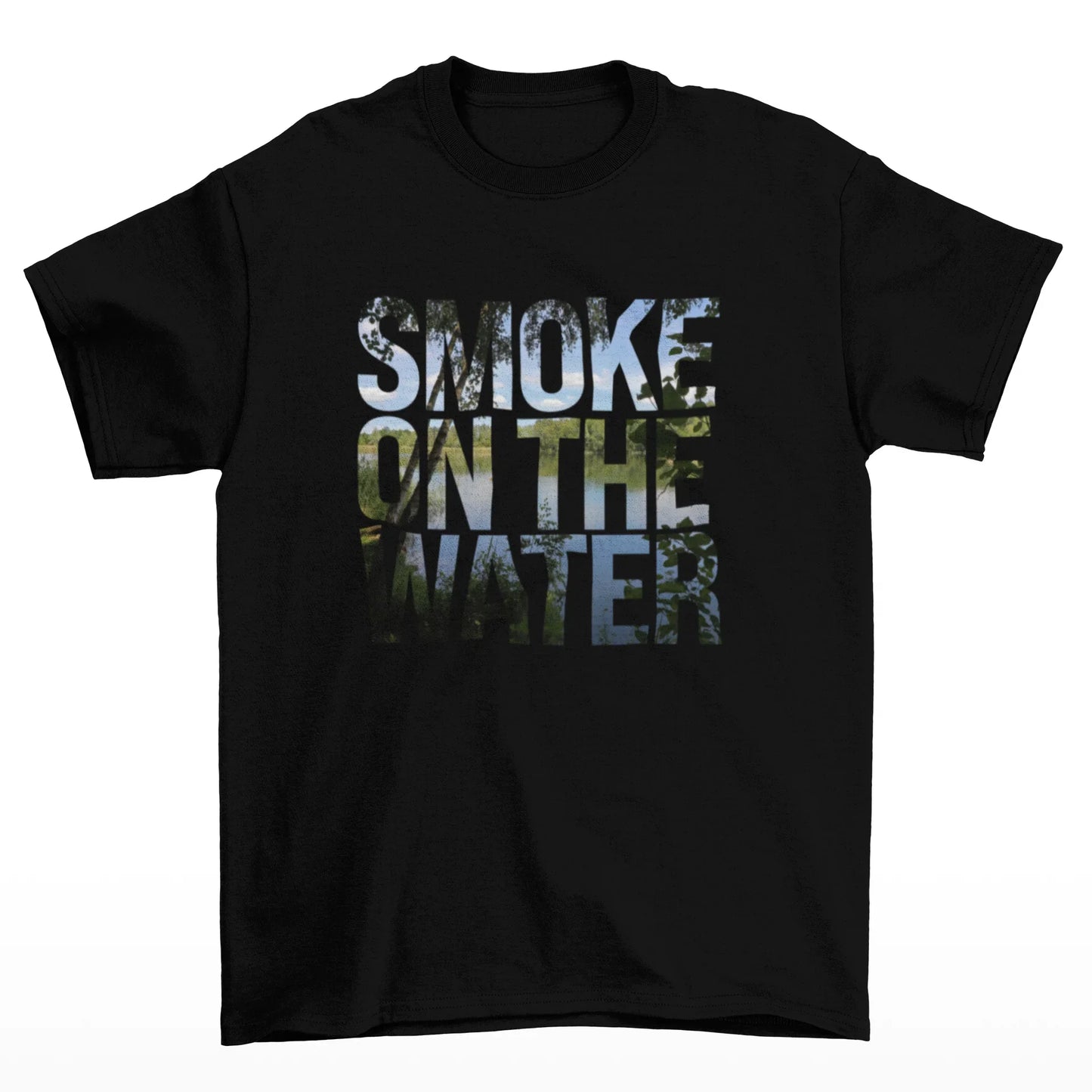 Camiseta Básica Deep Purple Nature-PRETO