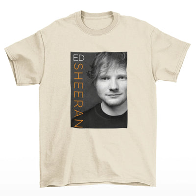 Camiseta Básica Ed Sheeran P&B Pérola