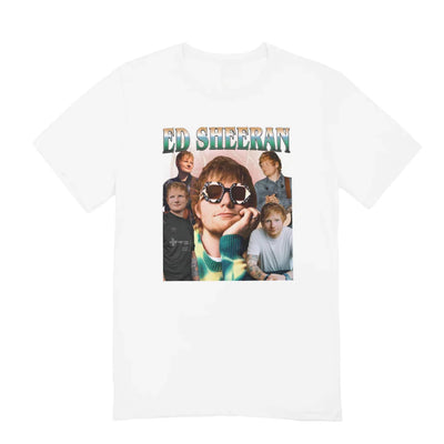 Camiseta Básica Ed Sheeran Tour 2024 Branco