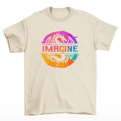 Camiseta Básica Imagine Dragons Colorful-PEROLA