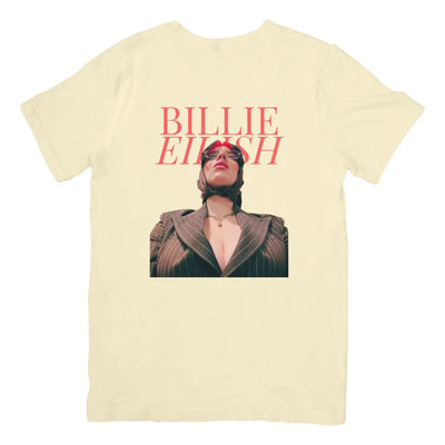 Camiseta Básica Billie Eilish Merch - Pérola