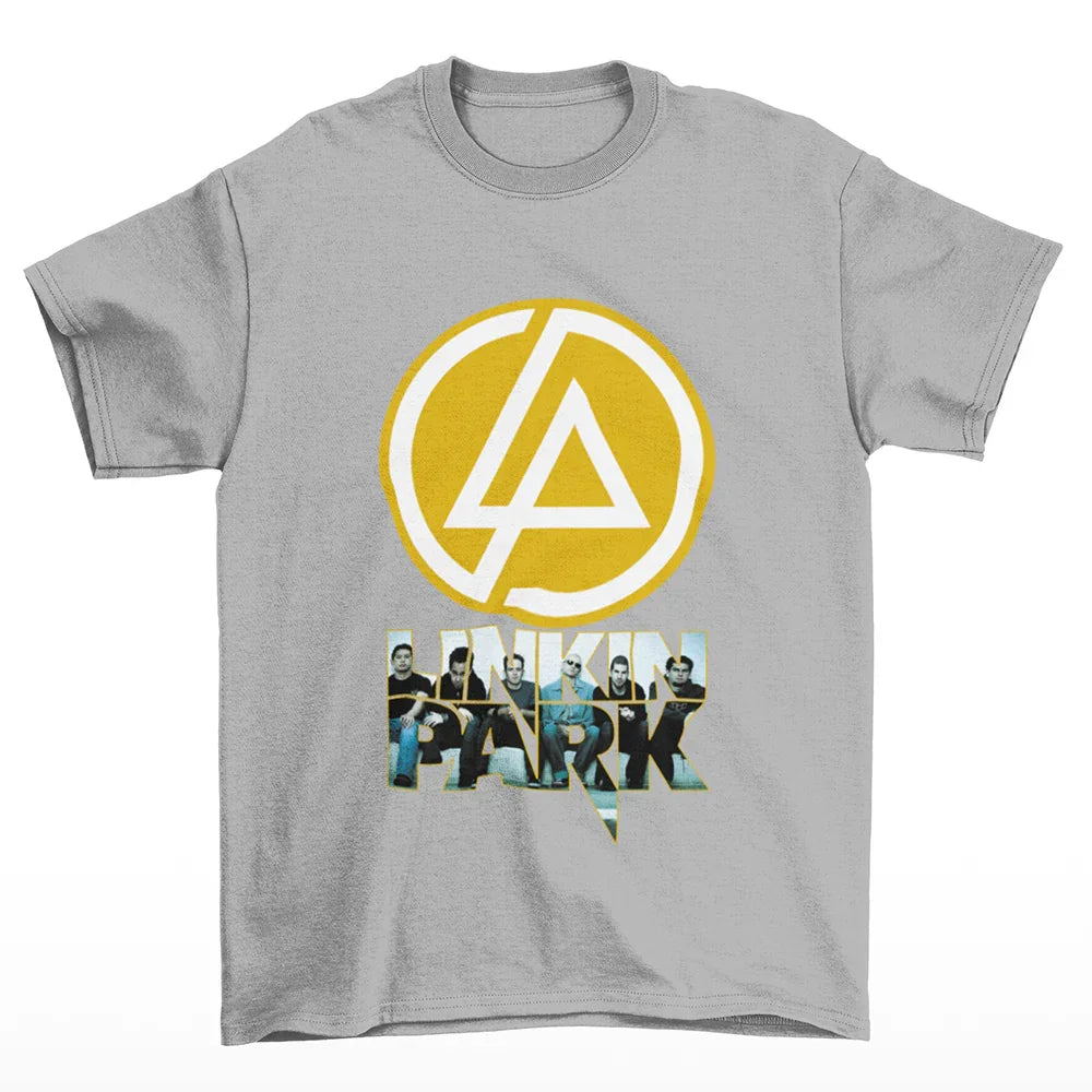 Camiseta Básica Classic tour 2024 Linkin Park-CINZA