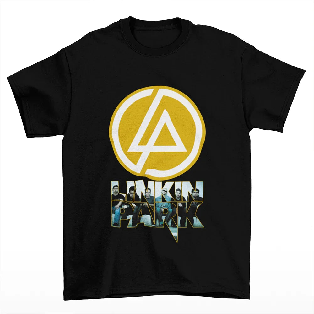 Camiseta Básica Classic tour 2024 Linkin Park-PRETO