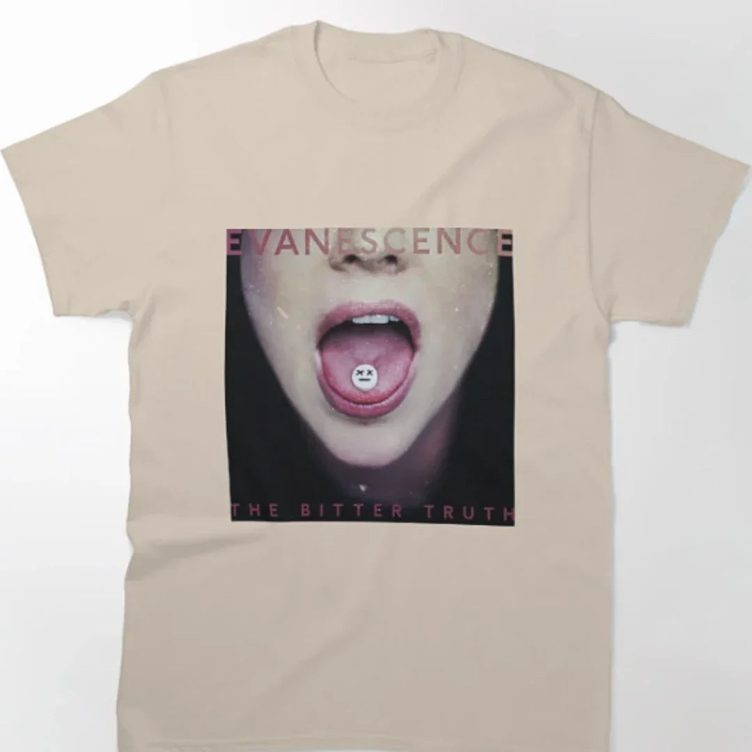 Camiseta Básica Evanescence Album-PEROLA
