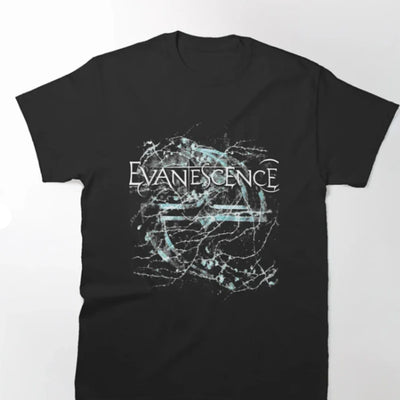 Camiseta Básica Evanescence Band - preto