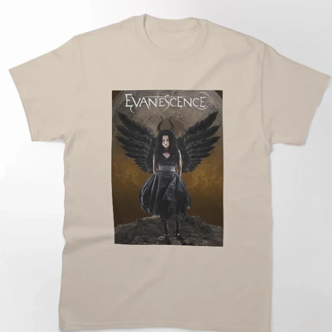 Camiseta Básica Evanescence Graphic-PEROLA