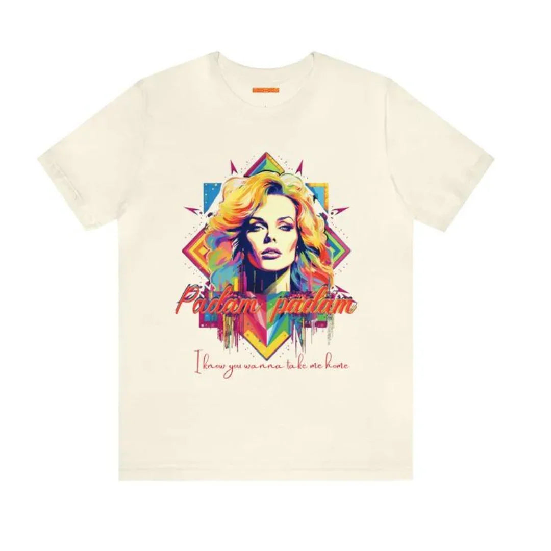Camiseta Básica Kylie Minogue Illustrated - Pérola