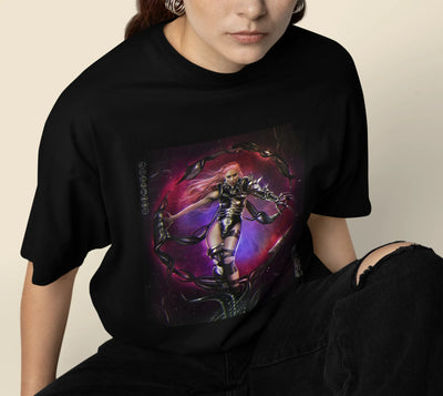 Camiseta Básica Lady Gaga Era Chromatica - Preto