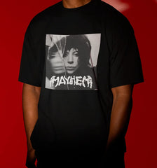 Camiseta Básica Lady Gaga Mayhem Album Cover