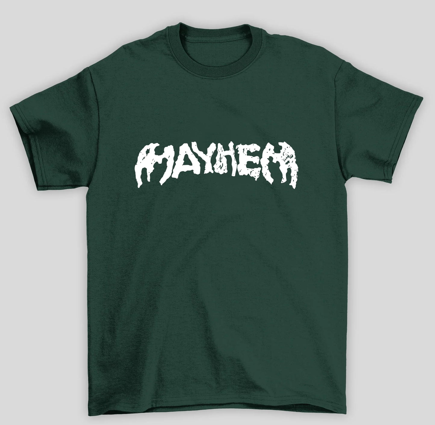 Camiseta Básica Lady Gaga Mayhem Logo- verde