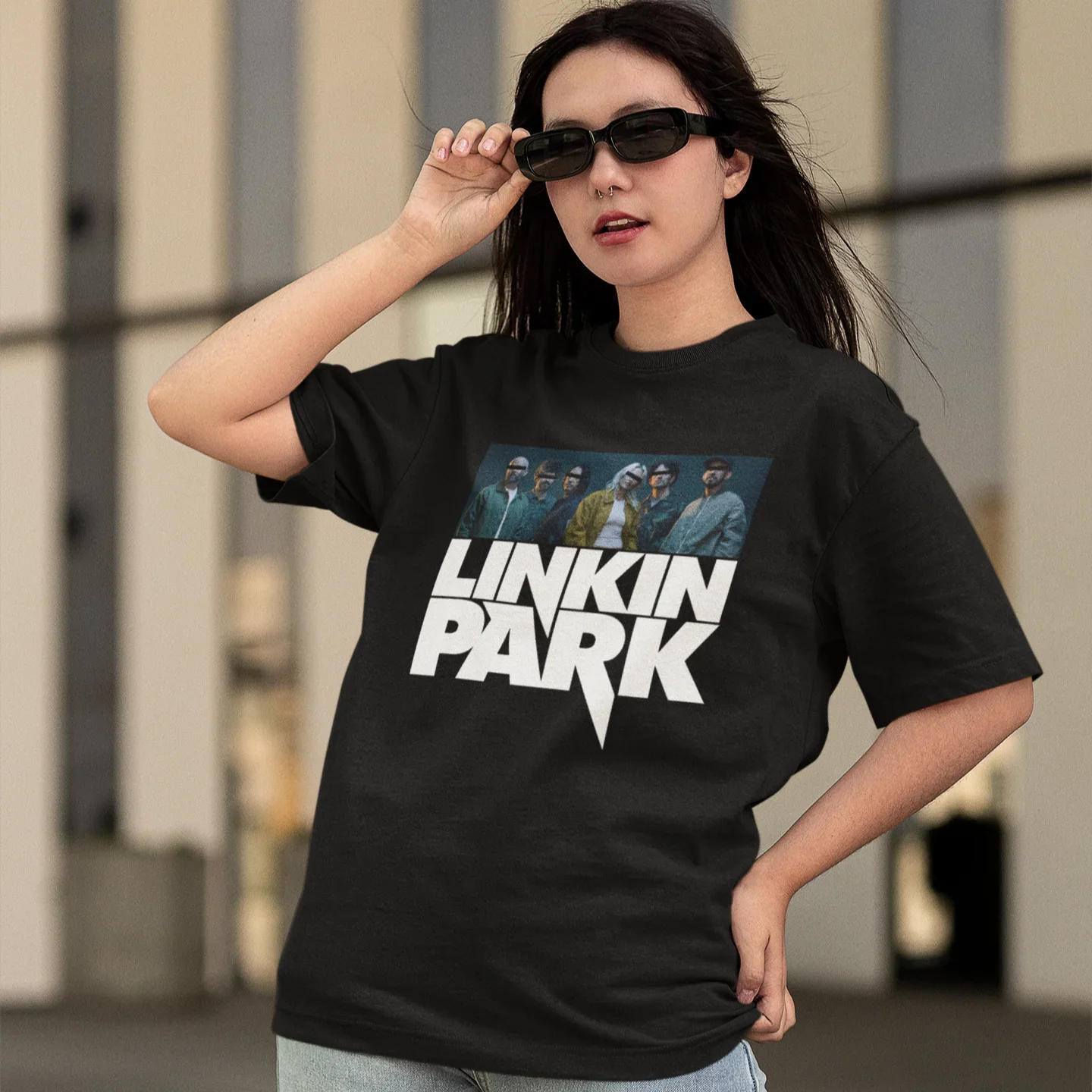 Camiseta Básica Linkin Park 2024 - preto