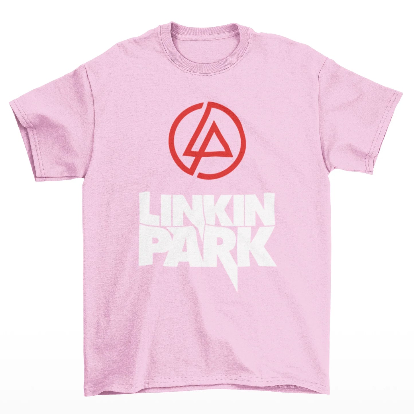 Camiseta Básica Linkin Park Banda - rosa - bebê