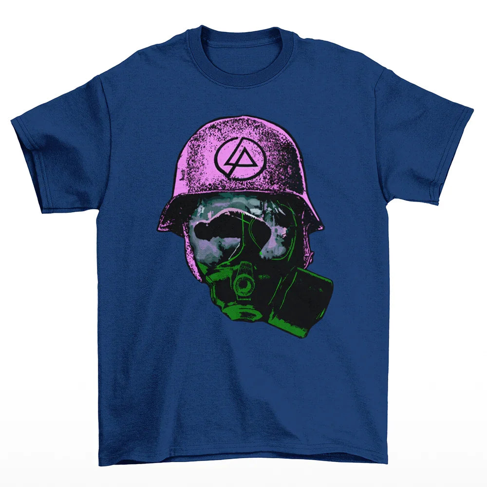 Camiseta Básica Linkin Park Graphic - azul-marinho