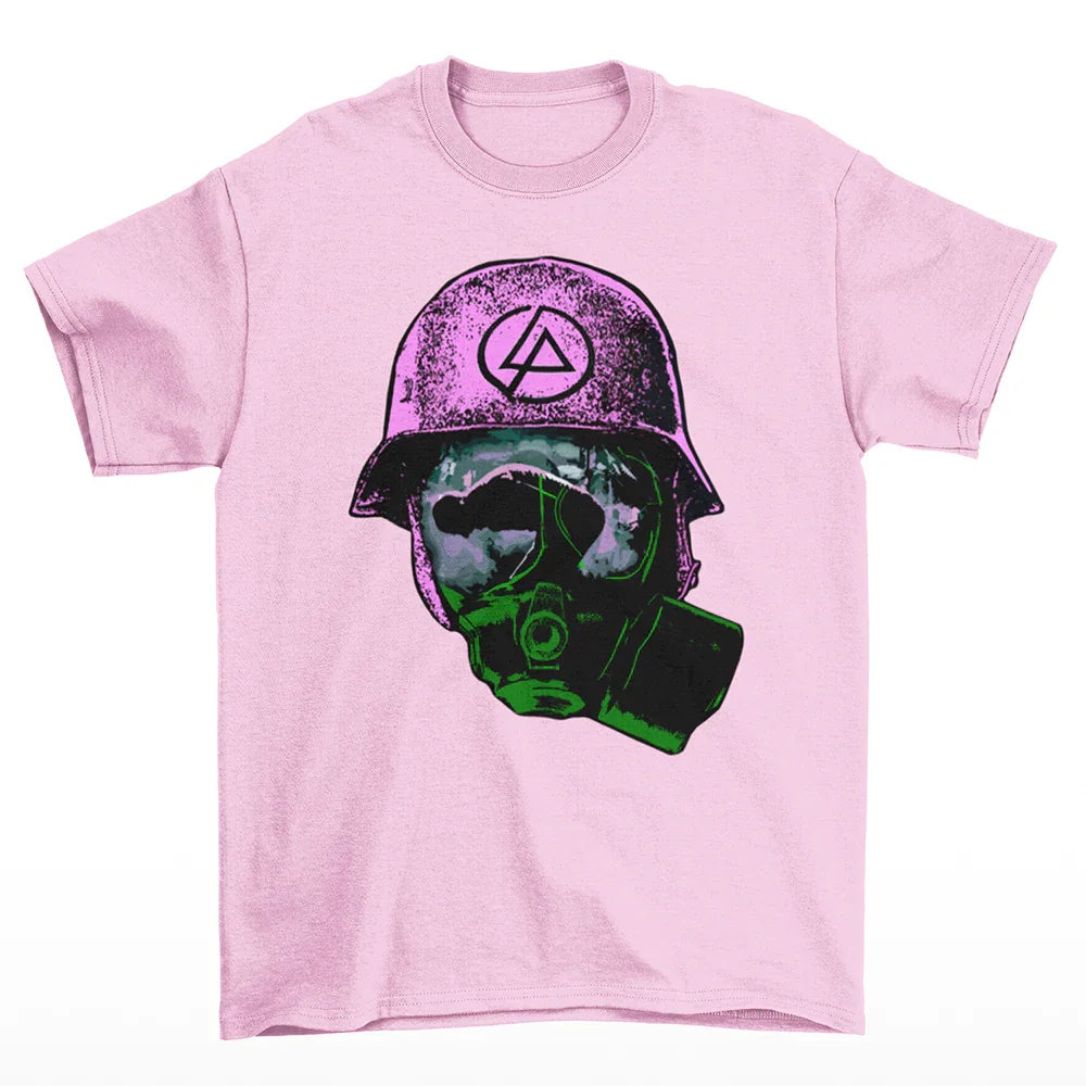 Camiseta Básica Linkin Park Graphic - rosa bebê