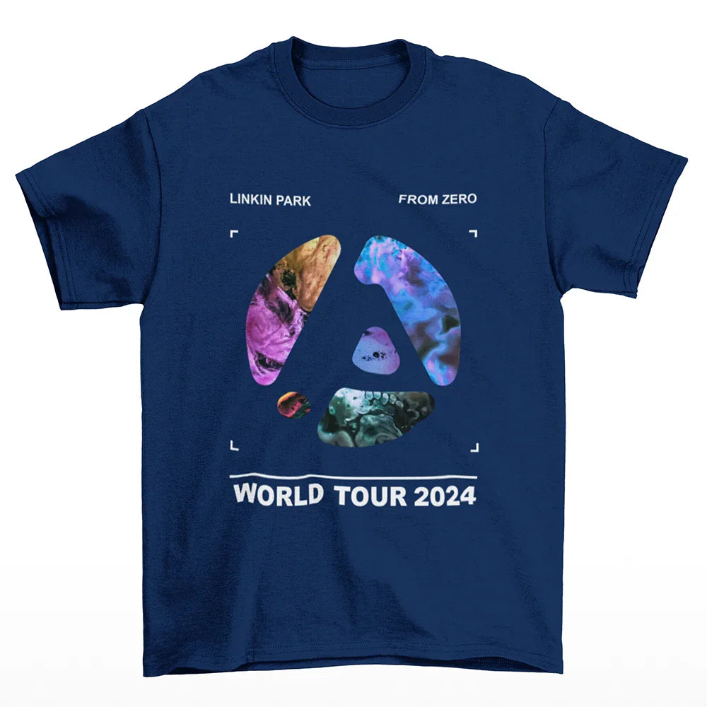 Camiseta Básica Linkin Park W.T 2024 - azul-marinho