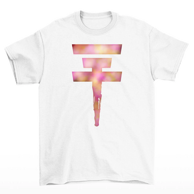 Camiseta Básica Logo Tokio Hotel - branco