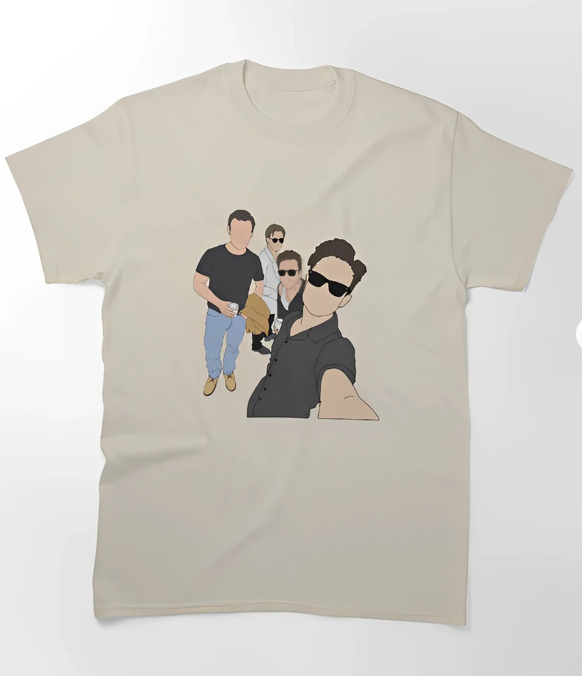 Camiseta Básica McFLY Selfie - pérola
