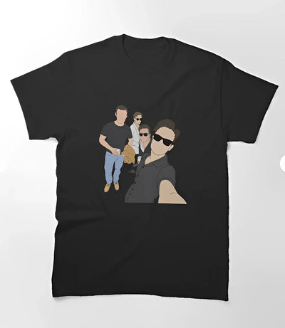 Camiseta Básica McFLY Selfie - preto