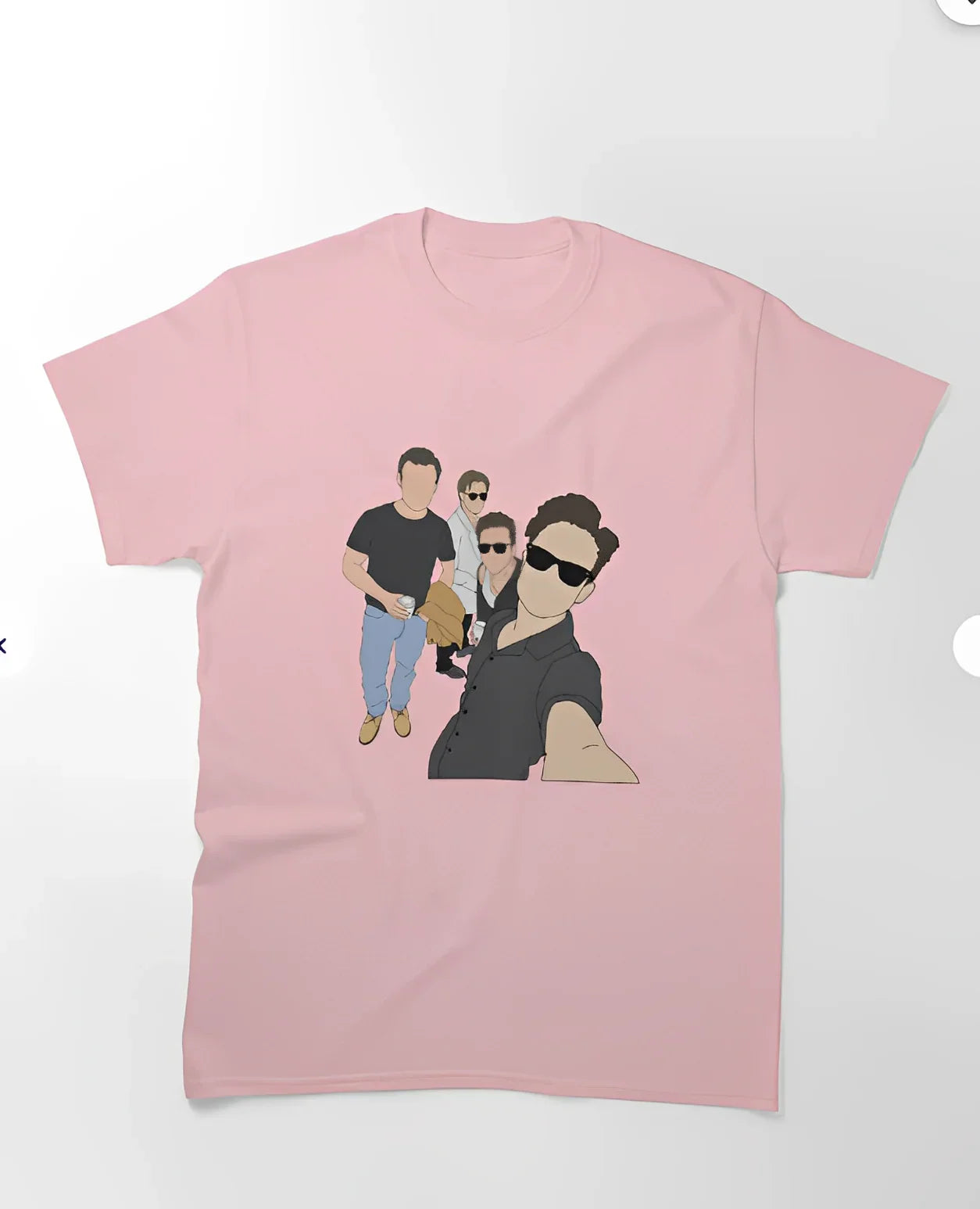 Camiseta Básica McFLY Selfie - rosa bebê