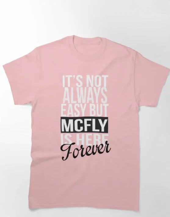 Camiseta Básica McFLY THNL - rosa bebê