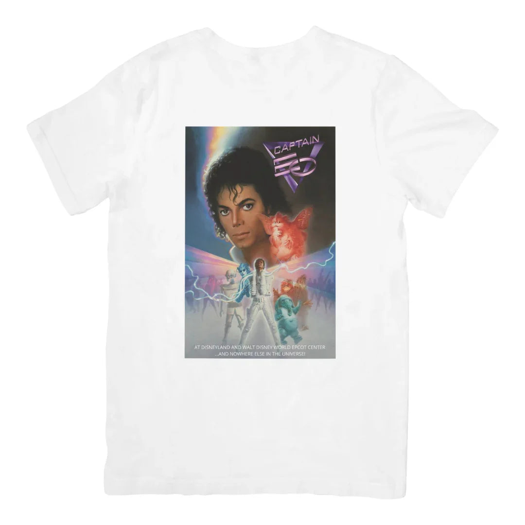 Camiseta Básica Michael Jackson Captain EO - branco