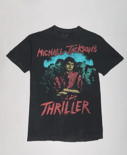 Camiseta Básica Michael Jackson Clipe - preto
