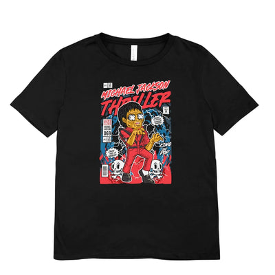 Camiseta Básica Michael Jackson Graphic Funko - preto