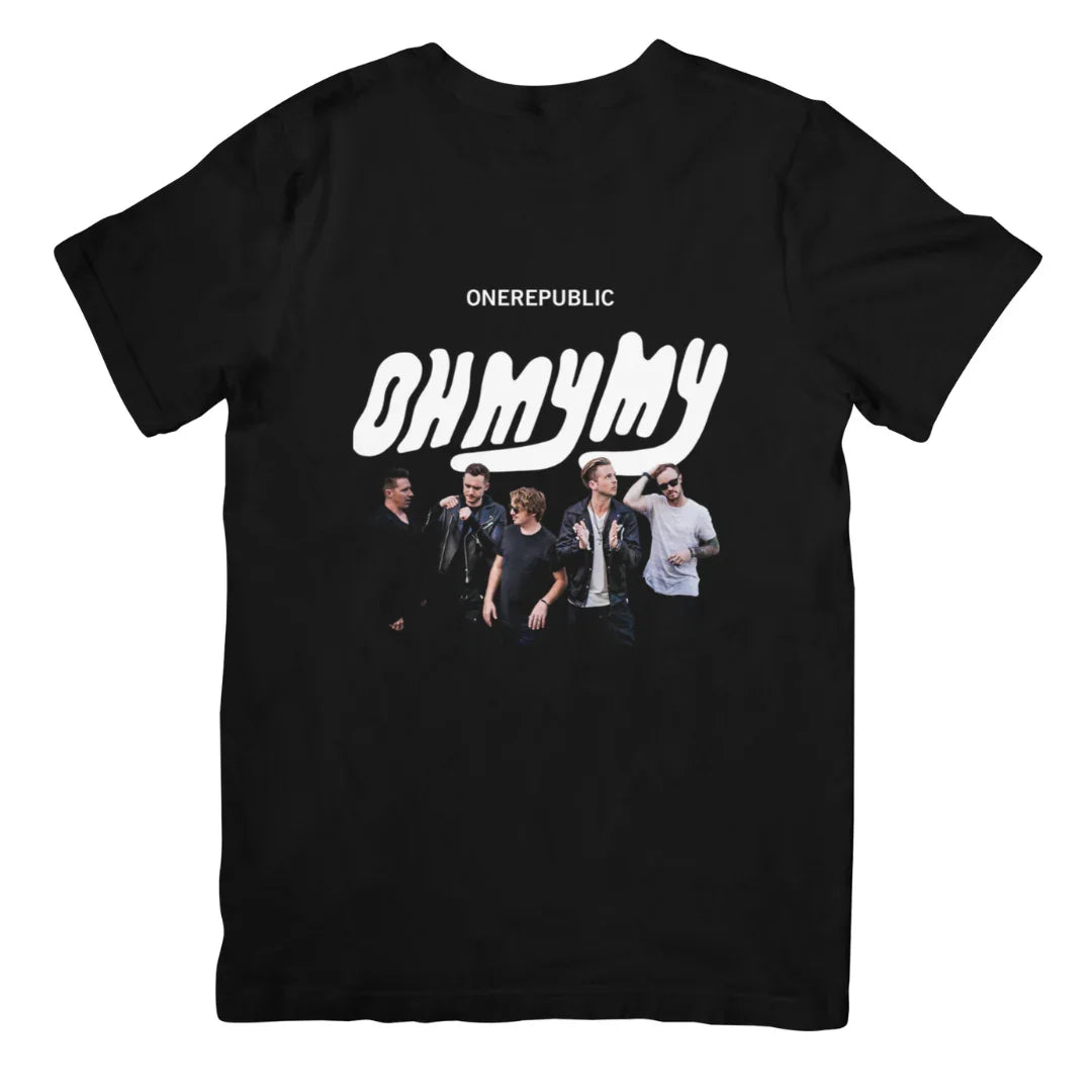 Camiseta Básica OneRepublic Oh My My - preto