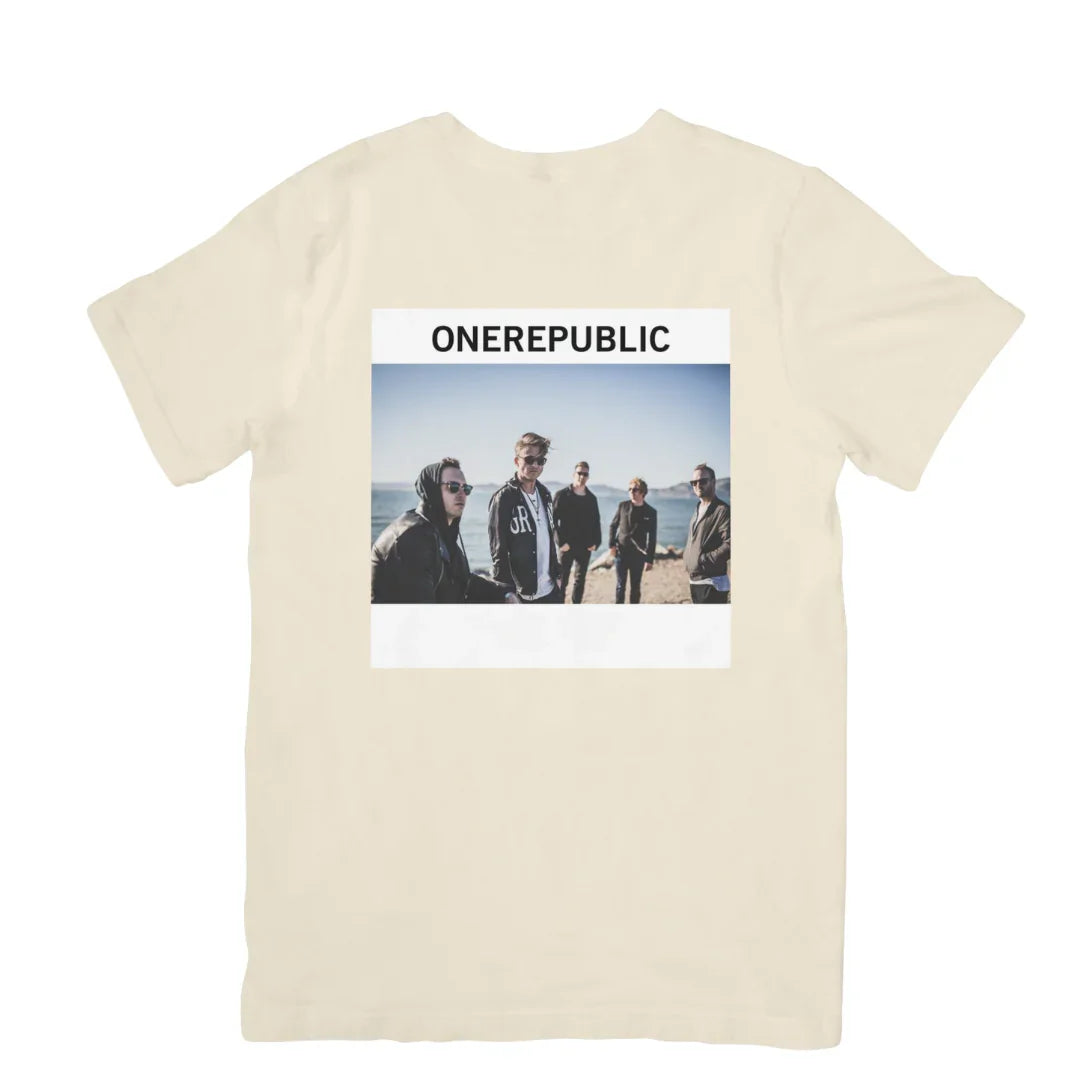 Camiseta Básica OneRepublic Photo - pérola